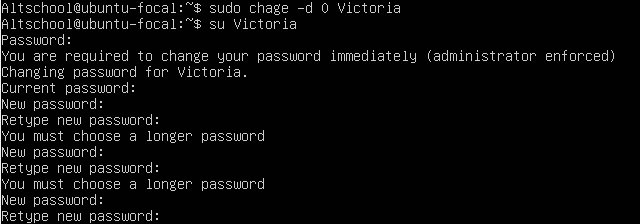 Enforcing New User Password Change on First Login